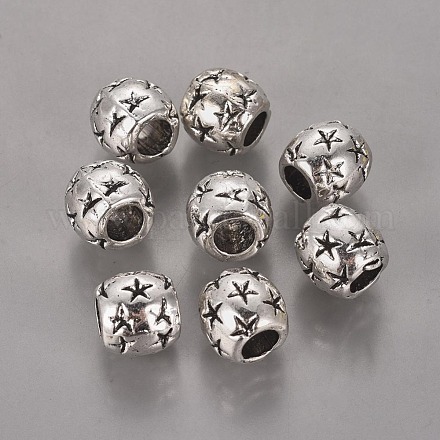 Silber Tibetische Perlen X-LF10435Y-1