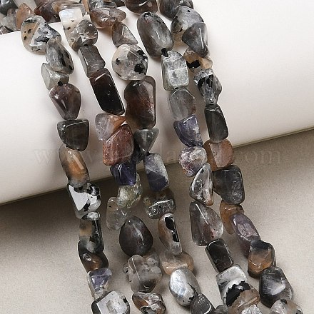 Натуральный лунный камень бисер нитей G-A284-A01-03-1