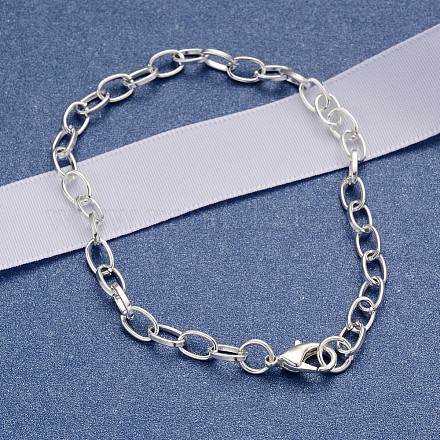 Création de bracelet en chaîne de fer avec des pinces de homard X-IFIN-H031-S-1
