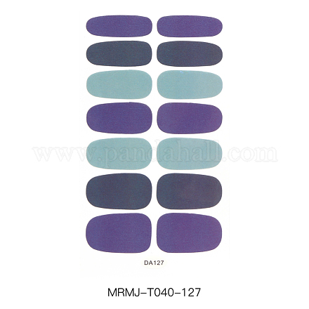 Pegatinas de arte de uñas de tapa completa MRMJ-T040-127-1
