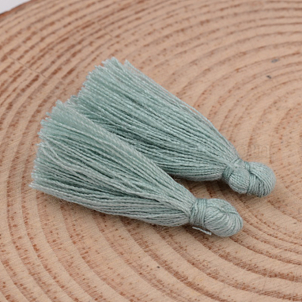 Decorazioni ciondolo filo di cotone della nappa NWIR-P001-03-75-1