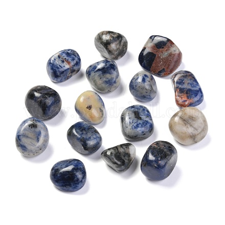 Perles de sodalite naturelles G-M368-05B-1