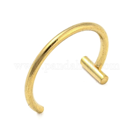 Placcatura ionica (ip) 304 anello per labbra in acciaio inossidabile gioielli penetranti AJEW-K037-05B-G-1