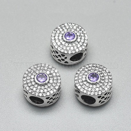 925 Sterling Silber European Beads STER-I019-40A-1