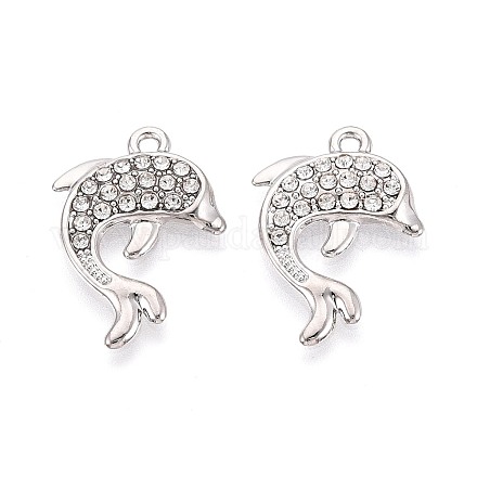 Подвески из сплава и хрусталя со стразами&nbsp;PALLOY-T095-11P-1