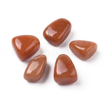 Natural Red Aventurine Beads G-K302-A08-1