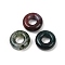 Natural Indian Agate Pendants, Donut/Pi Disc Charms, 15x5mm, Hole: 6mm