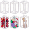 BENECREAT 28PCS Clear Wedding Favour Boxes with Bowknot Pattern 10.5x6x6cm Rectangle PVC Transparent Gift Boxes for Candy Chocolate Valentine Gift Wrapping