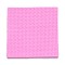 DIY Sweater Stitch Texture Food Grade Silicone Molds, Fondant Impression Mat Mold, for Cupcake Cake Decoration, Rectangle with Wave Pattern, Hot Pink, 100x100x6mm
