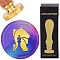Brass Wax Seal Stamp with Wood Handle, for DIY Scrapbooking, Chess Pieces, 25mm