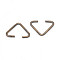 Iron Open Quick Link Connectors, Linking Rings, Antique Bronze, 6.5x9.5x1mm, Inner Diameter: 8mm, 20pcs/bag
