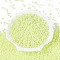Glass Seed Beads, Ceylon, Round, Green Yellow, 3mm, Hole: 1mm, 1101pcs/50g.