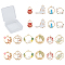 20Pcs 10 Style Alloy Pendants, with Enamel, Cat, Mixed Color, 2pcs/style