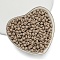 Acrylic Imitation Pearl Beads, Teardrop, Irregular, Opaque, Rosy Brown, 5x5x4mm, Hole: 1.4mm