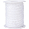 1 Roll Cotton Thread, Flat, White, 2x0.8mm, about 66.71 Yards(61m)/Set
