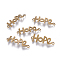 Tibetan Style Links connectors, Hope, Cadmium Free & Nickel Free & Lead Free, Antique Bronze, 41x14x1.5mm, Hole: 2.5mm