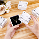 SUPERFINDINGS 16pcs Ink Painting Square Cardboard Jewellery Gift Boxes for Necklaces Bracelets Earrings Rings Womens Presents with Sponge Pad Inside 3x3x1.4inch CBOX-BC0001-39A-4