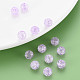 Transparent Crackle Acrylic Beads MACR-S373-66-N06-7