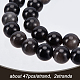 OLYCRAFT 132pcs Natural Silver Obsidian Beads Strands 8.5mm Natural Gemstone Loose Beads Round Glass Smooth Spacer Beads for DIY Earring Bracelet Necklace Jewelry Making G-OC0002-61B-3