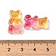 Two Tone Transparent Acrylic Cabochons HJEW-TAC0007-01C-3