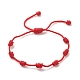 Нейлоновый плетеный браслет с узлом BJEW-JB08369-01-1