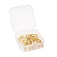 9Pcs 9 Style Adjustable Brass Micro Pave Clear Cubic Zirconia Cuff Rings RJEW-LS0001-18G-7