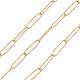 304 chaînes trombones texturées en acier inoxydable CHS-C006-07G-1