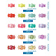 Pandahall Opaque Solid Color & Imitation Jelly & Transparent Styles Acrylic Beads MACR-TA0001-15-9