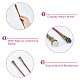 DICOSMETIC 2Pcs 2 Styles Magic Wand for Witches Rose Quartz Magic Wand Fluorite Fairy Wand Crystal Gemstone Magic Wand Costume Props Cosplay Accessories Witch Wand for Home Decor DJEW-DC0001-02-5