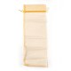 オーガンジーバッグ巾着袋  長方形  ゴールド  37x14cm OP-WH0005-08-1