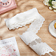 7.5 Yards×3 inch Floral Embroidery White Cotton Eyelet Lace Trim Ribbon Floral Eyelet Edge Trim for Sewing Crafts Dresses Skirt Clothes Bag Tablecloth Curtain Pillow Decoration OCOR-MA0001-02-4
