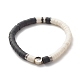Handgefertigte Heishi-Perlen-Stretcharmbänder aus Fimo BJEW-JB07443-8
