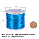 BENECREAT 17 Gauge(1.2mm) Aluminum Wire 380FT(116m) Anodized Jewelry Craft Making Beading Floral Colored Aluminum Craft Wire - DeepSkyBlue AW-BC0001-1.2mm-07-5