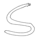 Cruz del acero inoxidable el collar de cadena con eslabones redondos X-NJEW-507L-6-3