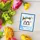 Прозрачные штампы с изображением ежа и животных Globleland для декора для скрапбукинга «сделай сам» DIY-WH0167-57-0310-5