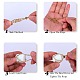 2Pcs 2 Style Brass Braided Macrame Pouch Empty Stone Holder for Pendant Necklaces Making NJEW-SZ0001-65B-4