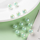 Perles en acrylique transparente TACR-S152-15B-SS2111-6