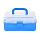 Прямоугольник портативный пластиковый ящик для хранения полипропилена CON-D007-01E-1