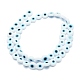 Chapelets de perles rondes de chalumeau manuelles de mauvais œil LAMP-L058-12mm-14-2