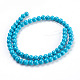 Chapelets de perles en turquoise synthétique TURQ-H038-6mm-XXS09-2