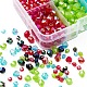 8 style bicône ab couleur perles acryliques transparentes écologiques TACR-YW0001-37B-5