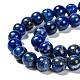 Chapelets de perle en lapis-lazuli naturel X-G-G953-01-8mm-3