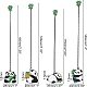 Eisen-Lesezeichen-Set&nbsp;AJEW-WH0261-32-2