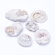 Galvanische natürliche druzy Achat Perlen G-P252-01E-1