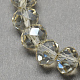 Handmade Imitate Austrian Crystal Faceted Rondelle Glass Beads X-G02YI0P1-1