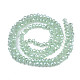 1 Strang galvanisierte imitatorische Jade Glasperlen Stränge X-EGLA-J025-F07-2