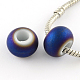 Matte Electroplated Glass Beads EGLA-R105-10-1