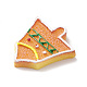 Cabochon decodificati di biscotti natalizi in resina opaca e imitazione plastica RESI-K019-54I-3