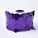プラスチック製スパンコール/スパンコールチェーンロール  装飾アクセサリー  蝶  青紫色  30mmと50mm  約40m /ロール FIND-T057-05A-2