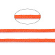 コットン糸  マクラメコード  装飾的な糸のスレッド  DIYの工芸品について  ギフトラッピングとジュエリー作り  ダークオレンジ  3mm  約109.36ヤード（100m）/ロール。 OCOR-T001-02-09-3